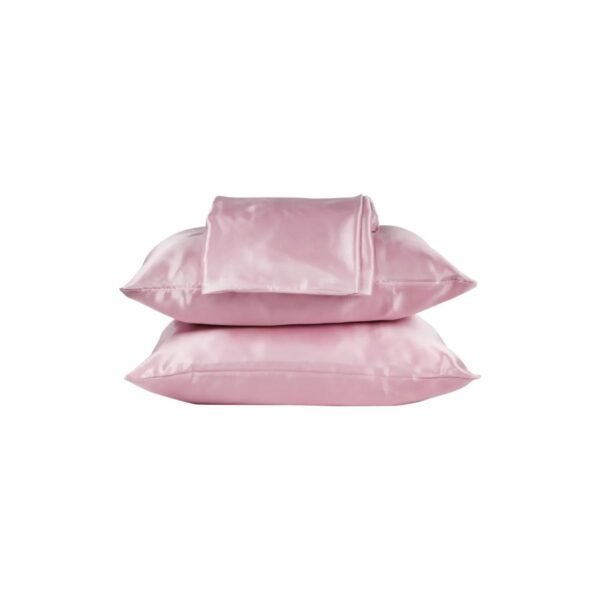 old pink dubbel Beauty Pillow Satijnen Laken