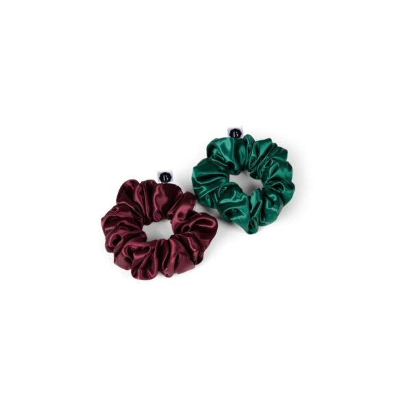 crunches braun groen Beauty Pillow Satijnen Scrunchie Set (2 stuks)
