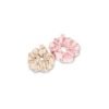 crunches wit roze Beauty Pillow Satijnen Scrunchie Set (2 stuks)